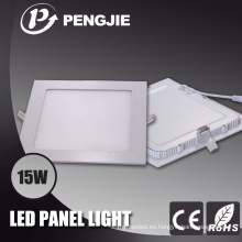 Luz del panel superior New Lightingings15W LED con 2 años de garantía